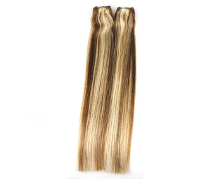 Piano color human hair weaving indian hair extension