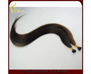 Pre bonded remy human hair extension i tip hair extensions wholesale