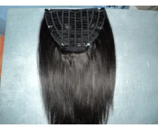 Queena Hair Double Drawn Grade 8A Brazilian Virgin Remy Hair Clip in Human Hair Extension