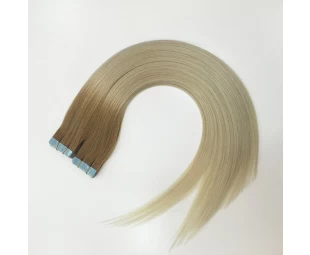 Raw Unprocessed human hair tape in hair extentions