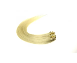 Silky straight clip in hair extensions