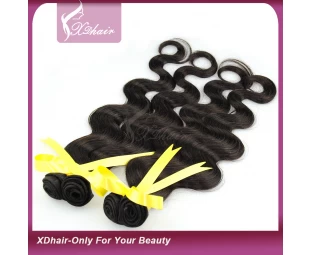 Zacht en glad Wholesale 100% Human Hair Mlalaysian Hair Extension Weaving