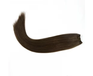 Straight Virgin Peruvian Hair 100% Remy Hair Bundles 7A  Hair Weave