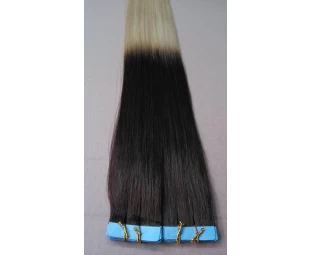 Straight brazilian hair tape in hair extentions cheap tape hair extension for wholesale