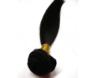 Straight hair wave top quality virgin remy human hair natural peruvian hair weaving