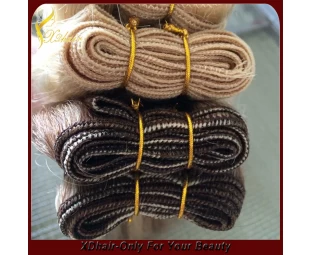 Trama dei capelli del rifornimento di colore naturale texture dritto pura all'ingrosso remy vergine brasiliana umana