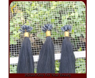 The Most Popular No Tangle or Shedding Unprocessed Virgin Human Hair Cuticle Remy Brazilian Nail Tip Hair