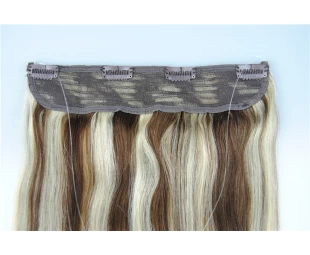 Thick Bottom mix color 120g Remy Double Drawn 20 inch flip human in hair extensions