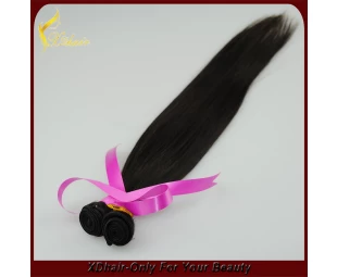 Лучшие качества, 7А класс 100% необработанное человека Перуанский Девы волос Плетение Расширение