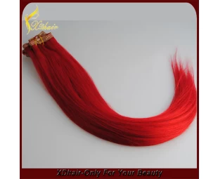 Top Quality Factory Price vrigin remy lace clip in hair extension No Shedding No Tangle double drawn