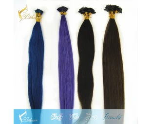 Top Quality Per-bonded Hair Extension Unprocessed I Tip/U Tip/Flat Tip 100% Cheap Virgin Indian Hair Wholesale