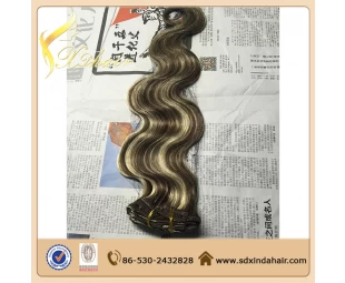 Top Quality remy clip in hair