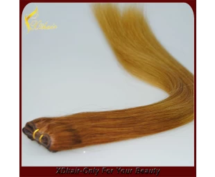 Top Quality remy hair weft factory price wholesale human hair weave