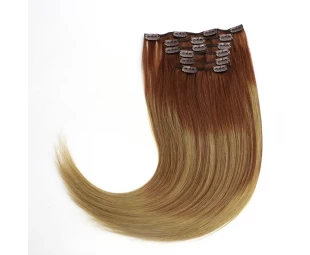 Top grade thickness grade 8A 220g clip in hair extensions