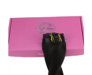 Top quality Good Feedback 100% Human Clip In Hair Extension