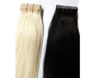 Top quality blond human hair extension blck hair indian pu tape new products