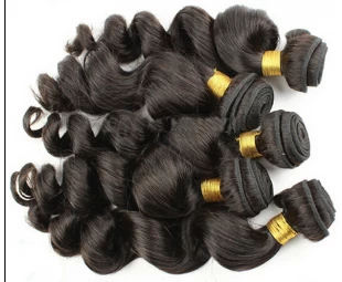 Top quality human ahir extension wave curly hair cheap price