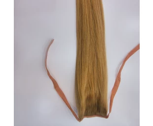 Top quality ponytail clip in remy human hair extensions