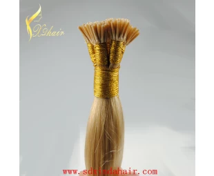 Top sale human hair i tip hair extension 0.5g per strand high quality stick i tip hair