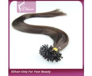 U tip hair extensions 0.8g 100% Human Hair Virgin Remy Hair Wholesale Cheap Price High Quality Manufacture Supplier in China