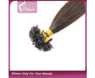 U tip hair extensions 1g 100% Human Hair Virgin Remy Hair Wholesale Cheap Price High Quality Manufacture Supplier in China