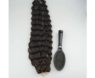 Unprocessed human hair deep wave curl extension 100g per pack