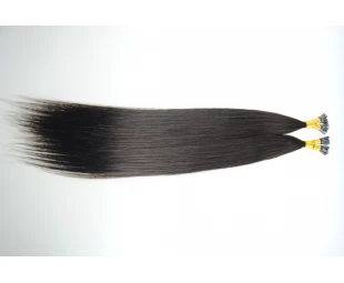Very popular i-tip hair extensions for black women hair dyed color #60 brazilian true human hair
