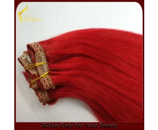Virgin clip dentelle remy en extension de cheveux de qualité supérieure cheveu humain