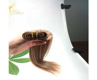 Wholesale Double Drawn Very Thick High Quality Human 120g remy indian hair weft