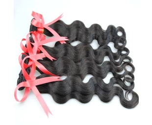 Wholesale Double Drawn Very Thick milky way silky straight human hair weft