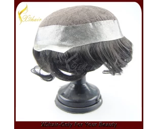 Оптовая Remy девственницы человеческих волос Free Style Toupee заказ имеющийся заказ