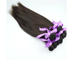 Wholesale best quality virgin remy transparent indian hair weft