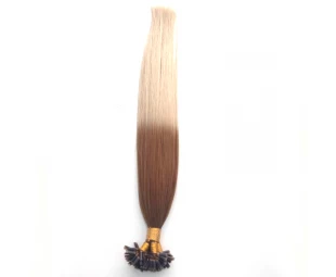 Wholesale factory price Brazilian Extensinons Ombre Nail Tip Fusion Hair