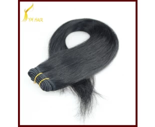 Wholesale factory price best selling product 100% Indian human hair silky straight wave double weft hair weft hair weaving