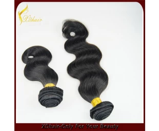 Wholesale price high quality 100% Brazilian remy human hair weft bulk loose wave double drawn hair weave