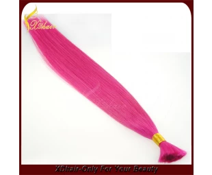 Wholesale price top grade 100% Brazilian virgin human bulk hair without weft full ends hair bulk extension