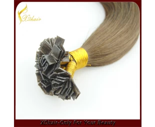 Wholesale price top quality 100% Brazilian remy human hair flat tip hair extension