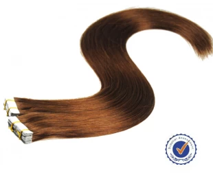 Wholesale product Silky Straight 100% Human Remy tape in hair extensions