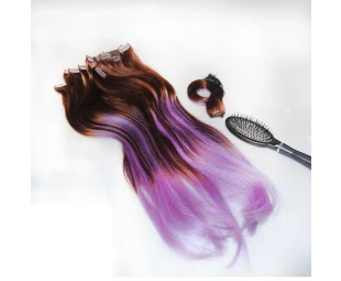 Оптовая виргинская бразильская клип в наращивание волос 100% необработанной шелковистой прямой клипа на волосы 260г