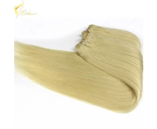 Wholesales factory price high quality remy blonde color straight brazilian 7a