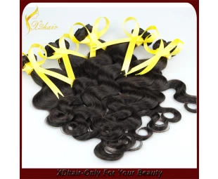 Xinda Factory Prijs Grade 6A Onverwerkte Remy Human Hair Inslag Wholesale Golf van het Lichaam Hair Weave