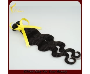XINDA preço de fábrica Grade 6A Unprocessed Remy cabelo humano Trama Atacado onda do corpo Cabelo Weave