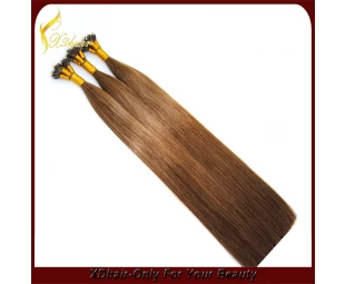 Xinda Hot nieuw product voor 2015 Virgin Remy Nano Tip Human Hair Extension Double Drawn Nano Ring Tip Hair Extension