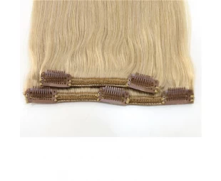 alibaba express best selling products 100% virgin brazilian indian remy human hair seamless clip in hair extension