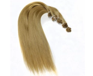 alibaba express wholesale peruvian 100% virgin brazilian indian remy human hair flat tip hair extension