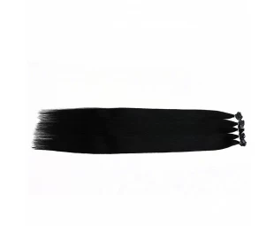 aliexpress china free shipping wholesale 100% virgin brazilian indian remy human hair flat tip hair extension
