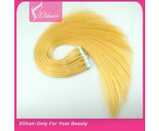 best quality vrigin russian human hair tape hair extension wholesale prices