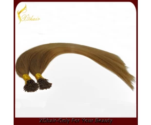 самым продаваемым девственница волос Remy 100% чаевых кератина выдвижения человеческих волос
