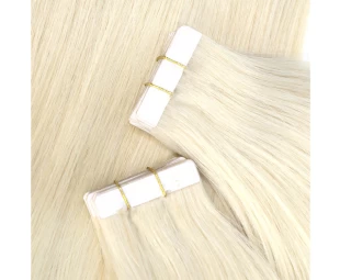 braiding hair double drawn virgin brazilian indian remy human PU tape hair extension