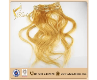brazilian remy human hair cheap 100% human hair clip in hair extension 8 inch clip-in human hair extensions